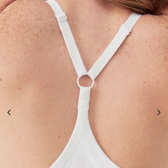 Bundle of 2!! Outdoor Voices exercise dress in white and AE halter top - Picture 2 of 12